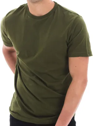 Unisex Ring Spun Combed Cotton Short Sleeve Deluxe Jersey T-Shirt