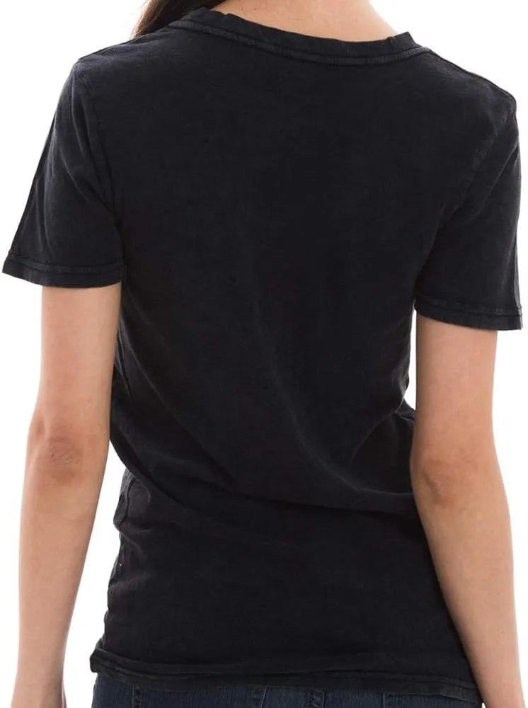 Unisex Ring Spun Cotton Vintage Short Sleeve Crewneck Tee Shirt