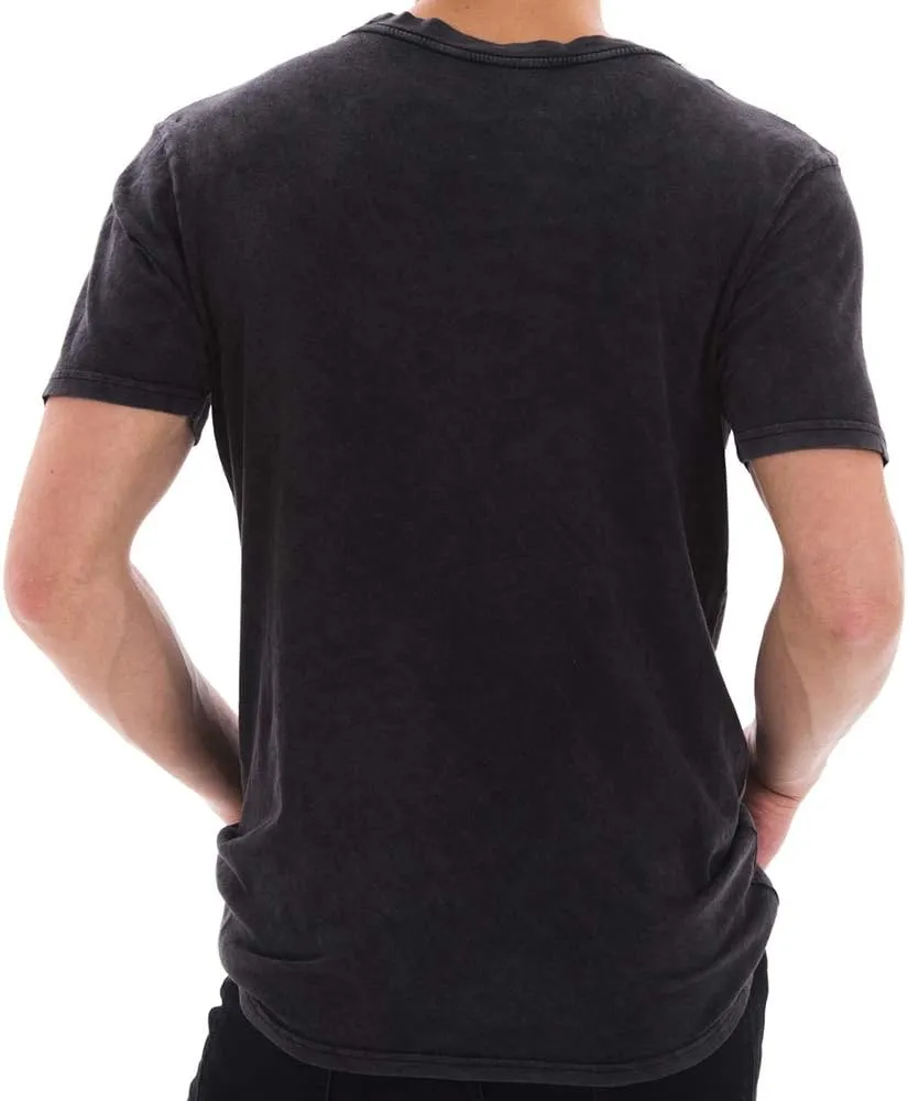 Unisex Ring Spun Cotton Vintage Short Sleeve Crewneck Tee Shirt