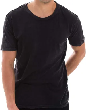 Unisex Ring Spun Cotton Vintage Short Sleeve Crewneck Tee Shirt