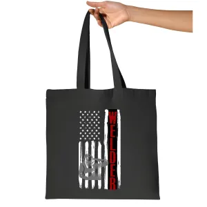USA Welding Worker Gift for Metalworking Lovers Welder Navy Black Multicolor Canvas Tote Bag