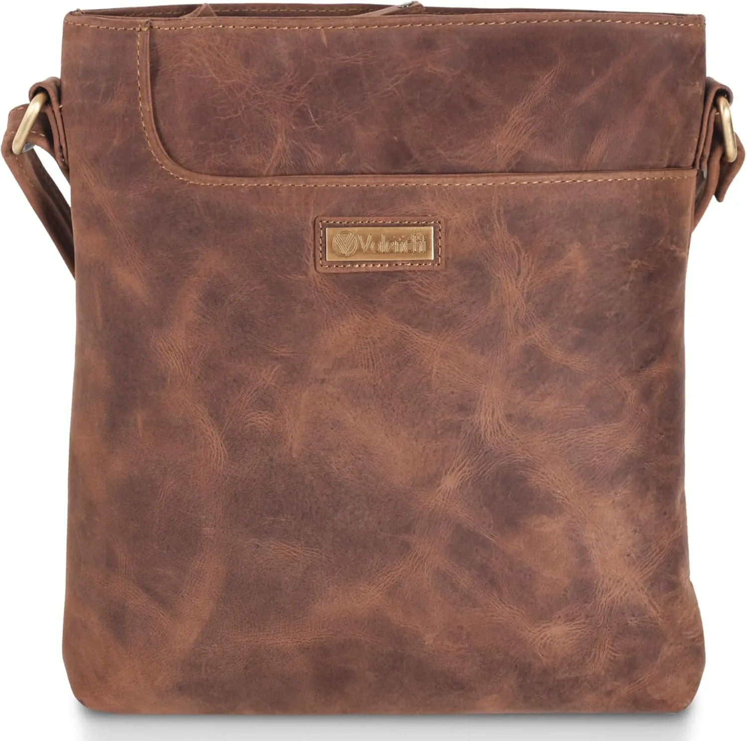 VALENCHI Leather Crossbody Bags for Women - Women's Crossbody Handbags - Trendy Leather Purse for Women - Ladies Sling Bag