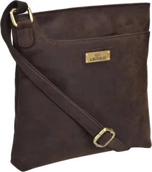 VALENCHI Leather Crossbody Bags for Women - Women's Crossbody Handbags - Trendy Leather Purse for Women - Ladies Sling Bag