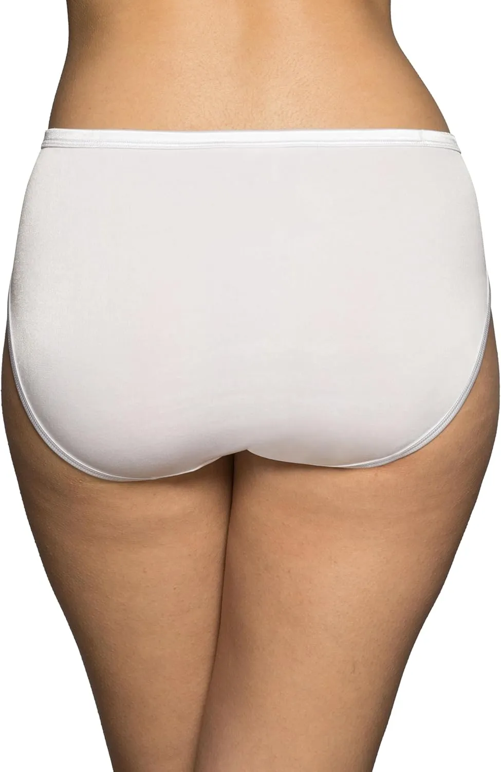 Vanity Fair Women's Illumination Hi Cut Panties, Silky Stretch & Satin Trim