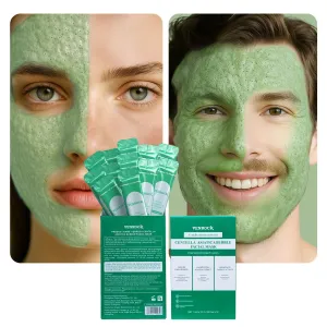 VENROCK Centella Asiatica Bubble Face Mask, Centella Asiatica & Hyaluronic Acid for Moisturizing, Skin Softening Cleansing Facial Mask, Remove Blackheads and Comedones, Control Oil (24 pieces)
