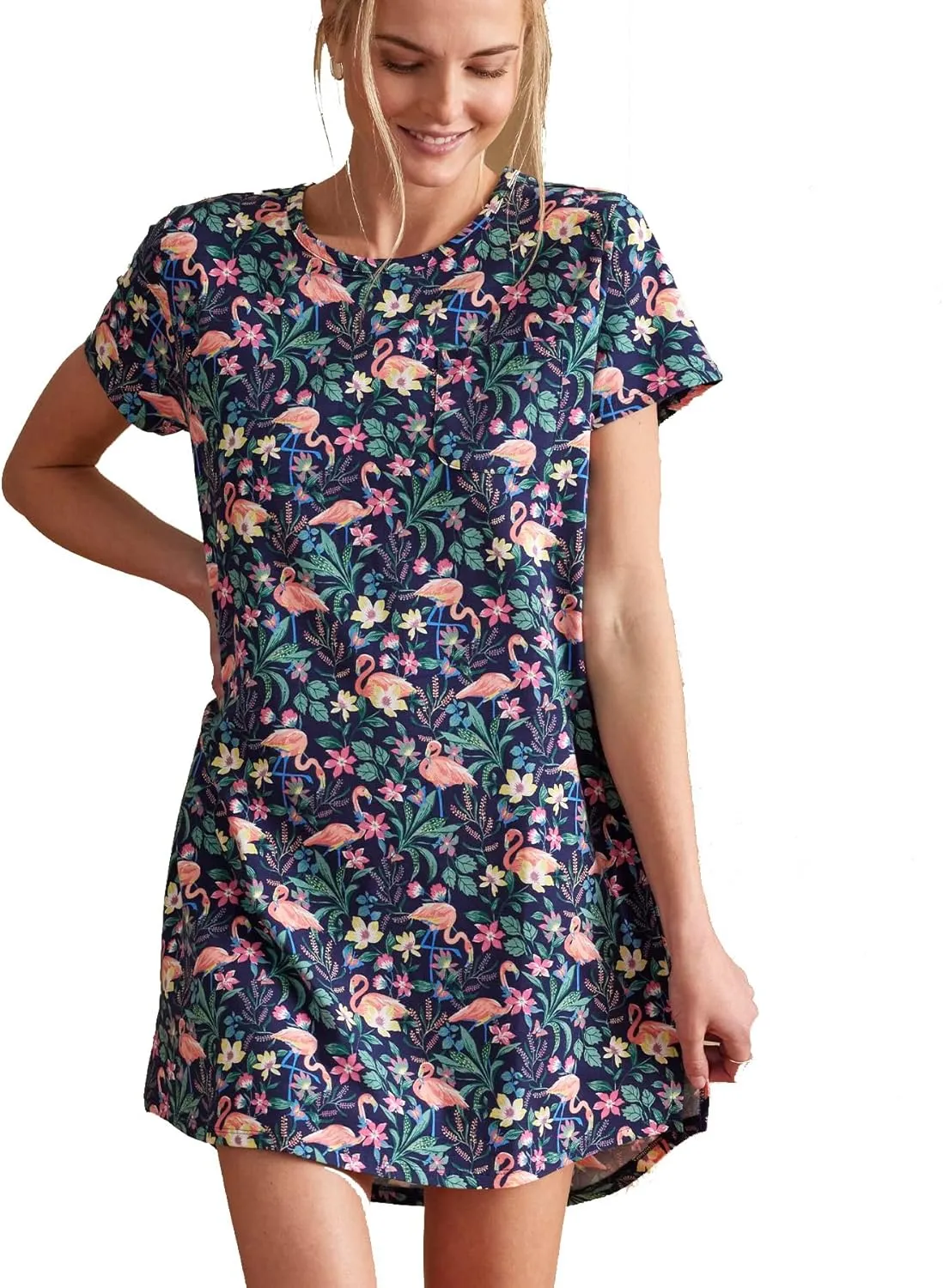 Vera Bradley Women's Cotton Nightgown Pajama Sleep Shirt (Extended Size Range)