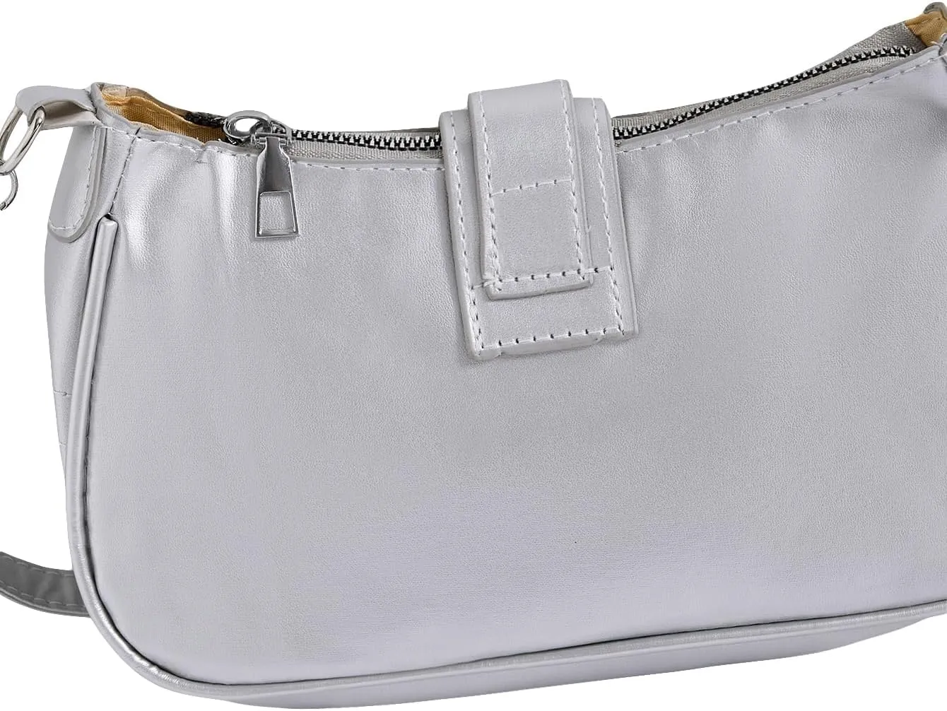 Verdusa Women's Y2K Punk Shoulder Handbags Star Pattern PU Leather Underarm Bag