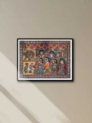 Village Life in Madhubani by Ambika Devi