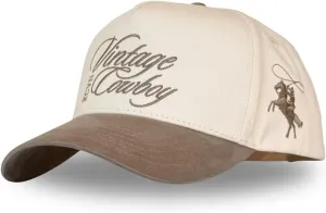 Vintage Western Trucker Hat | Men & Women | Country Cute Caps for Cowgirls Cowboys | Camo Denim Embroidered Cotton | Snapback