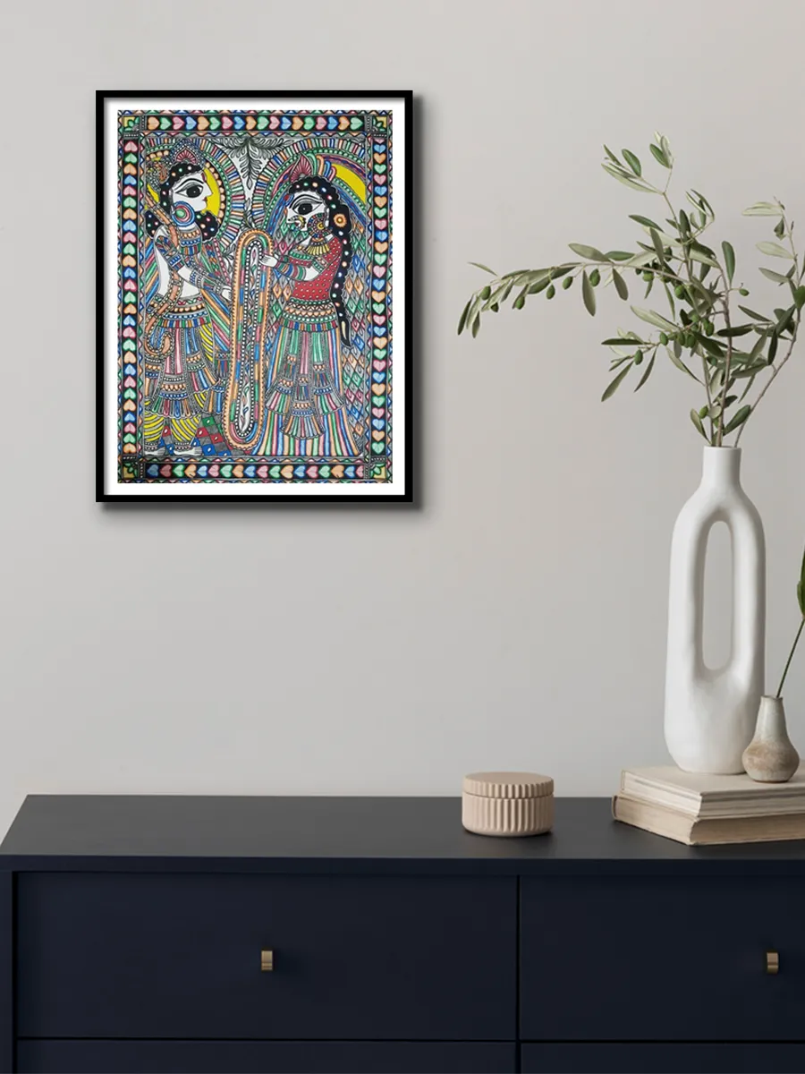 Vivah Panchami Madhubani painting by Ambika Devi