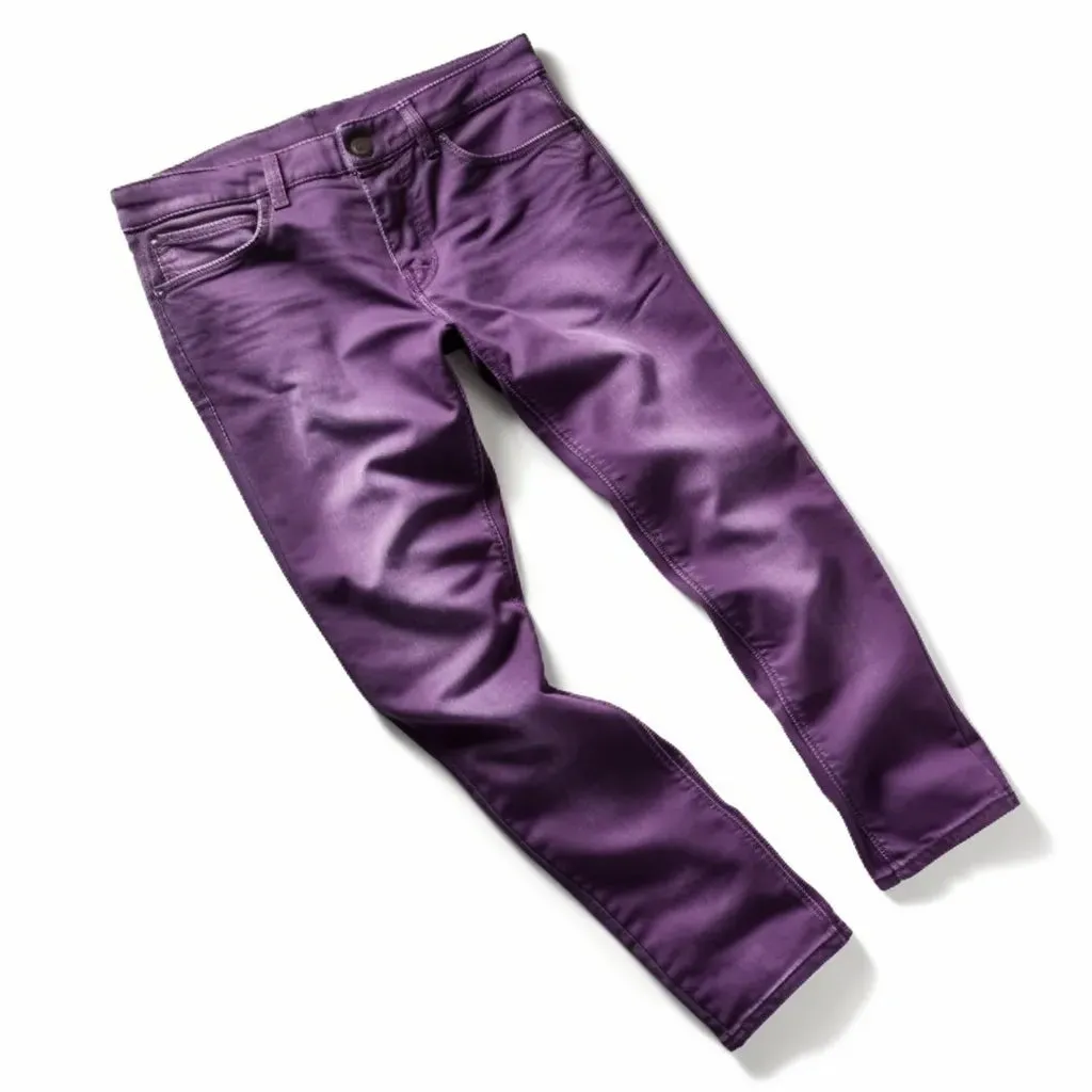 Vivid Denim Pants