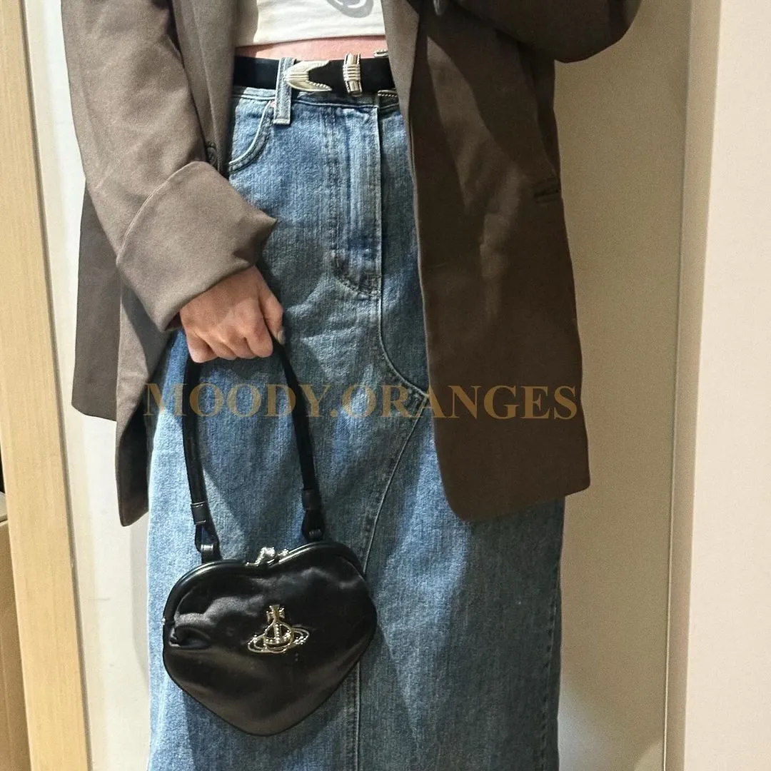 Vivienne Westwood Belle Heart Bag (Silk)