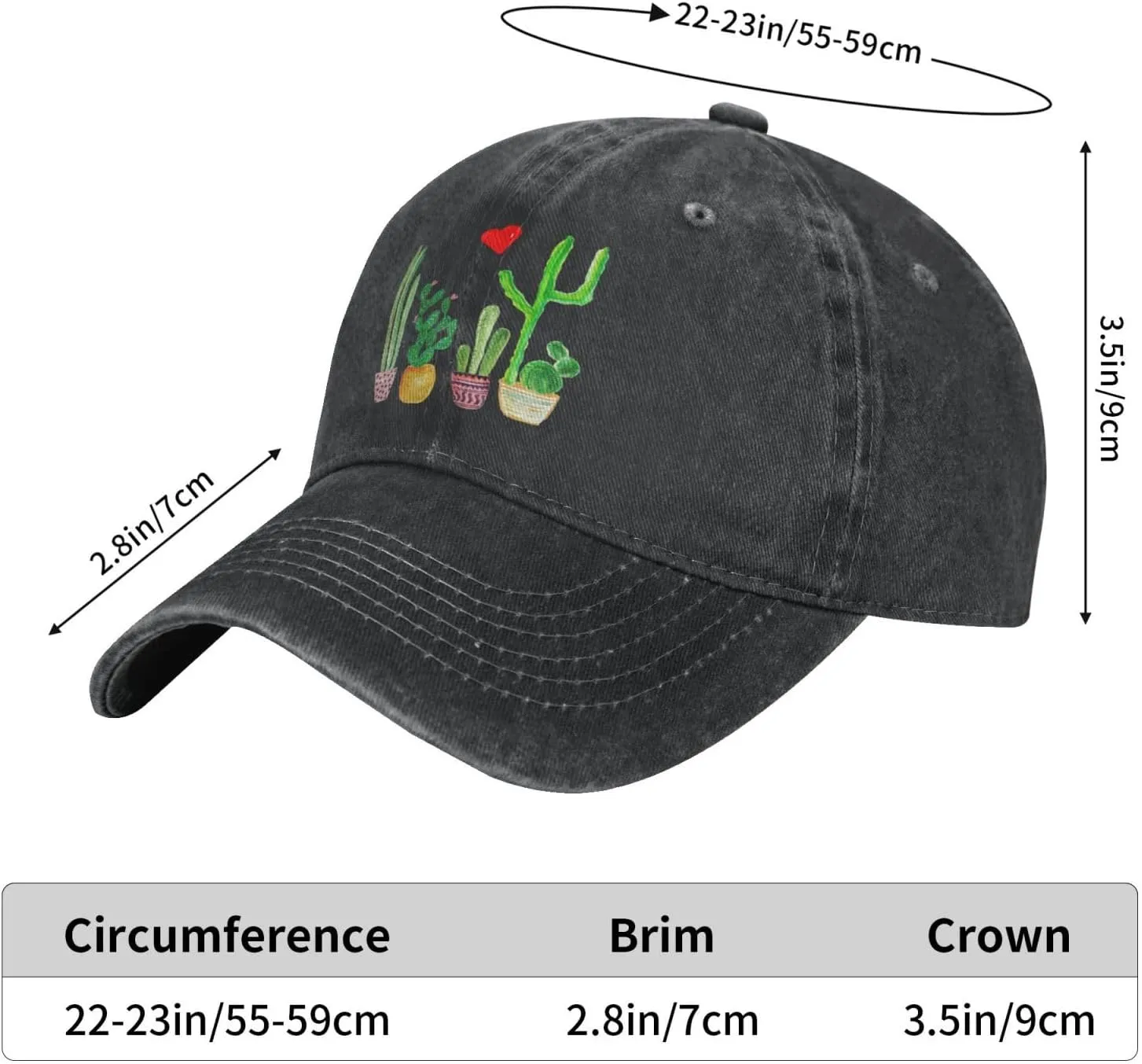 Washed Plain Baseball Cap, Retro Adjustable Dad Hats Gifts for Men Women,Cotton