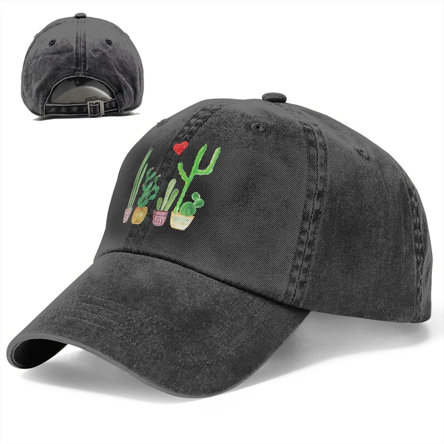 Washed Plain Baseball Cap, Retro Adjustable Dad Hats Gifts for Men Women,Cotton