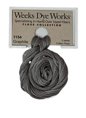 Weeks Dye Works 6 Strand Floss / 1154 Graphite