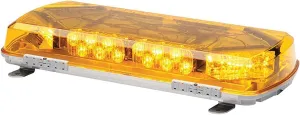 Whelen Engineering Century Series Super-LED Mini Lightbar, 16" Permanent Mount - Amber w/Clear Dome