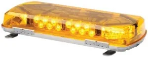 Whelen MC16PA - 12 VDC Amber Permanent Mount Mini Lightbar