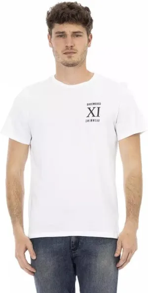 White Cotton Men's T-Shirt