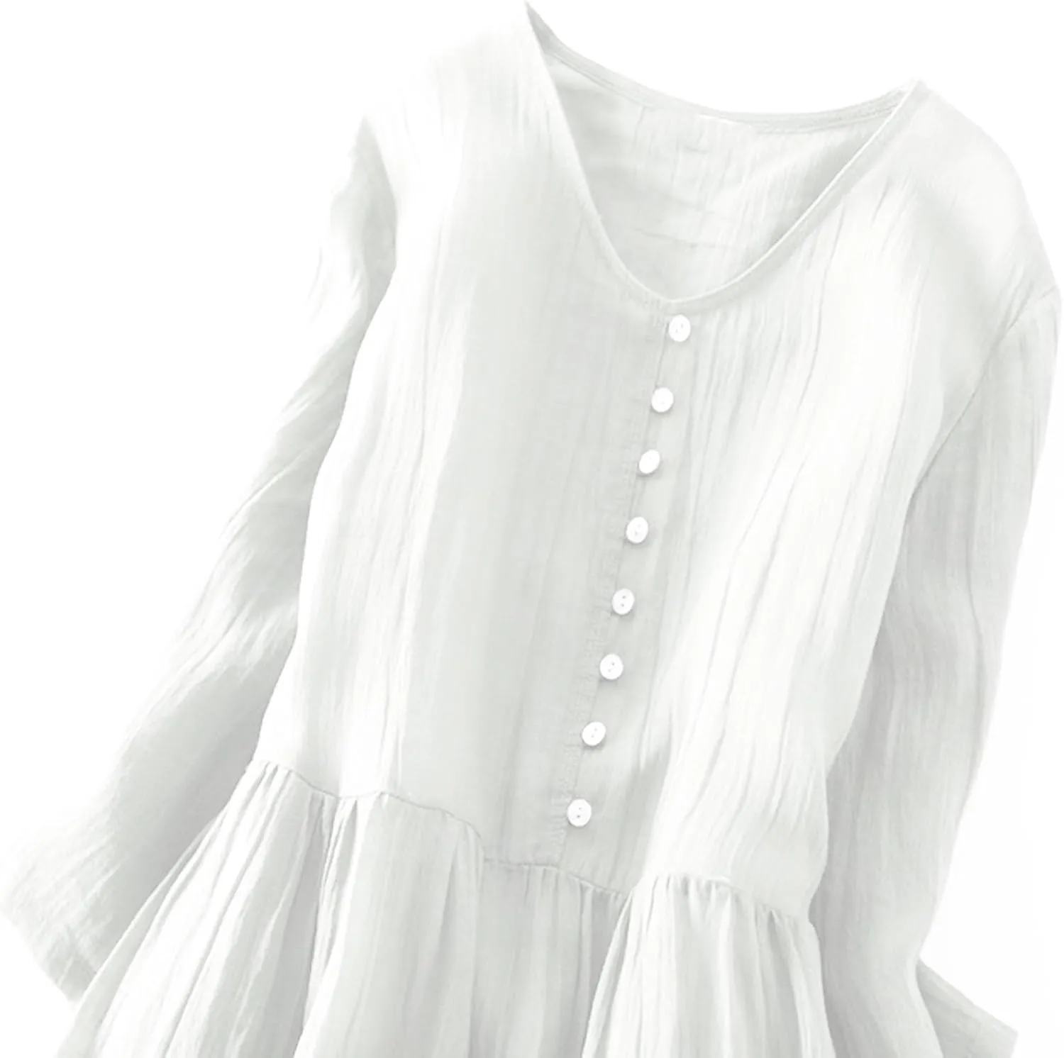Womens Cotton Linen Dresses Summer Dressy Casual Short Sleeve Maxi Dresses Trendy Summer Vacation A Line Dress