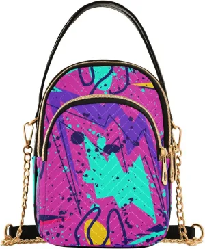 Womens Crossbody Purse Handbags for Women for Credit Cards Cash Keys Headphones Pattern 1