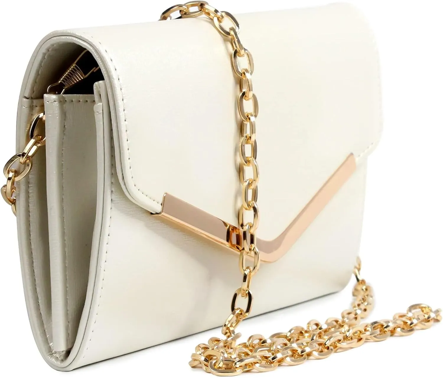 Women's Evening Bag Envelope Clutch Purse Detachable Chain Crossbody Bag for Wedding Party Shoulder Bag Handbag