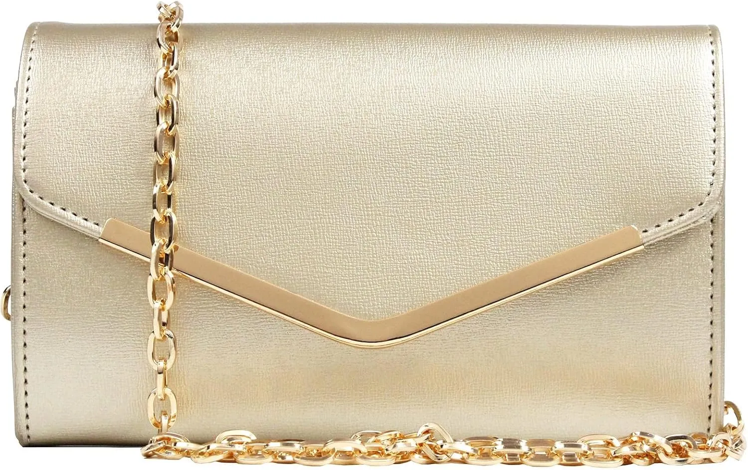 Women's Evening Bag Envelope Clutch Purse Detachable Chain Crossbody Bag for Wedding Party Shoulder Bag Handbag