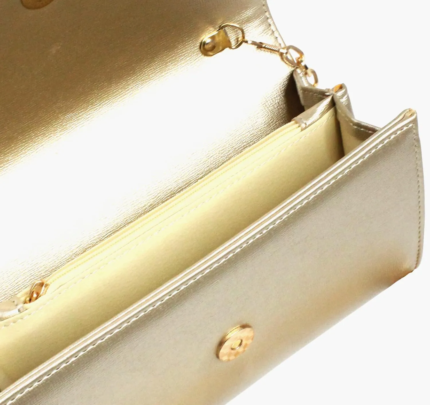 Women's Evening Bag Envelope Clutch Purse Detachable Chain Crossbody Bag for Wedding Party Shoulder Bag Handbag