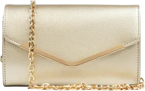 Women's Evening Bag Envelope Clutch Purse Detachable Chain Crossbody Bag for Wedding Party Shoulder Bag Handbag
