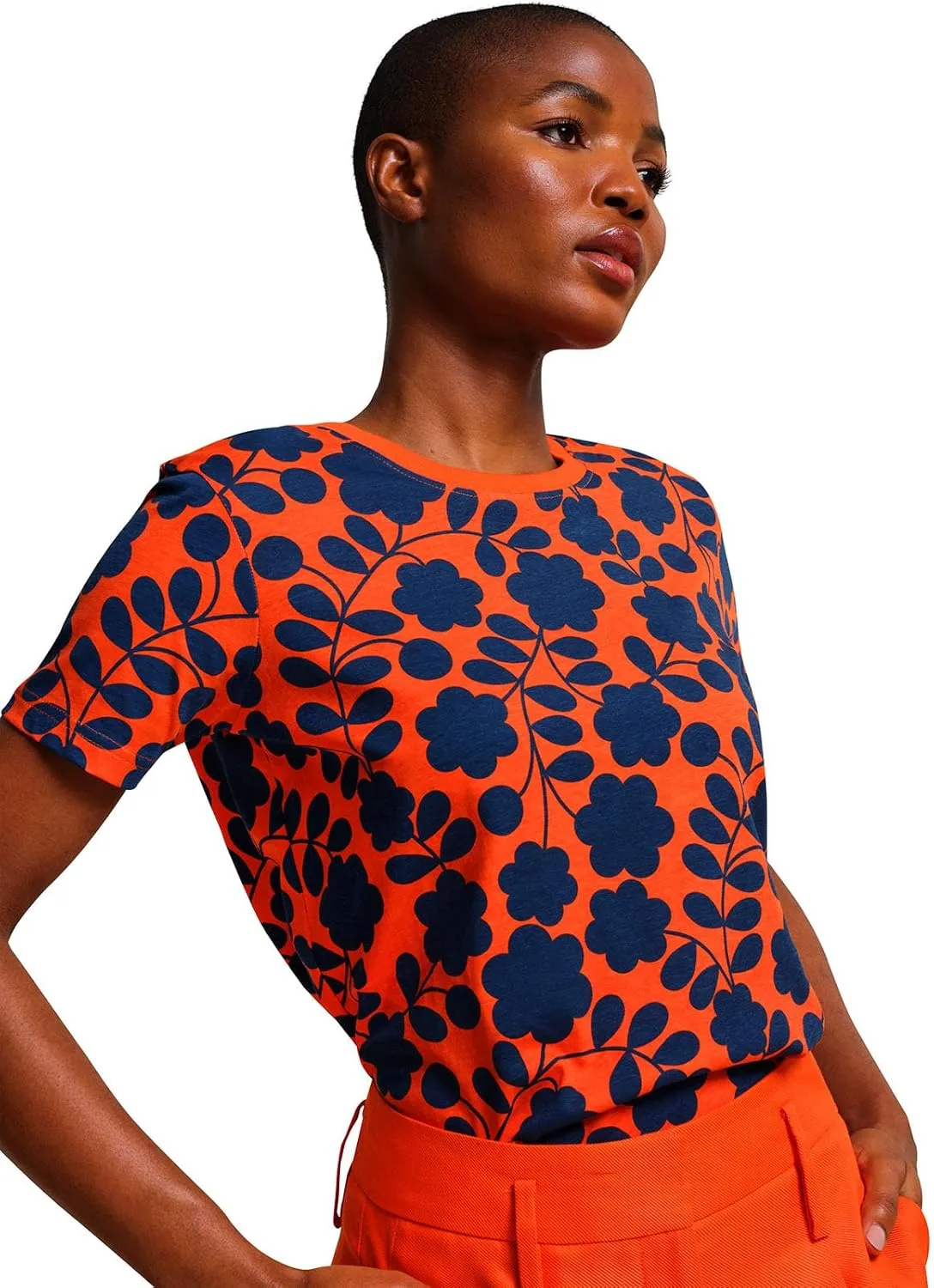 Womens Orla Kiely Easy-to-Wear Cotton T-Shirt