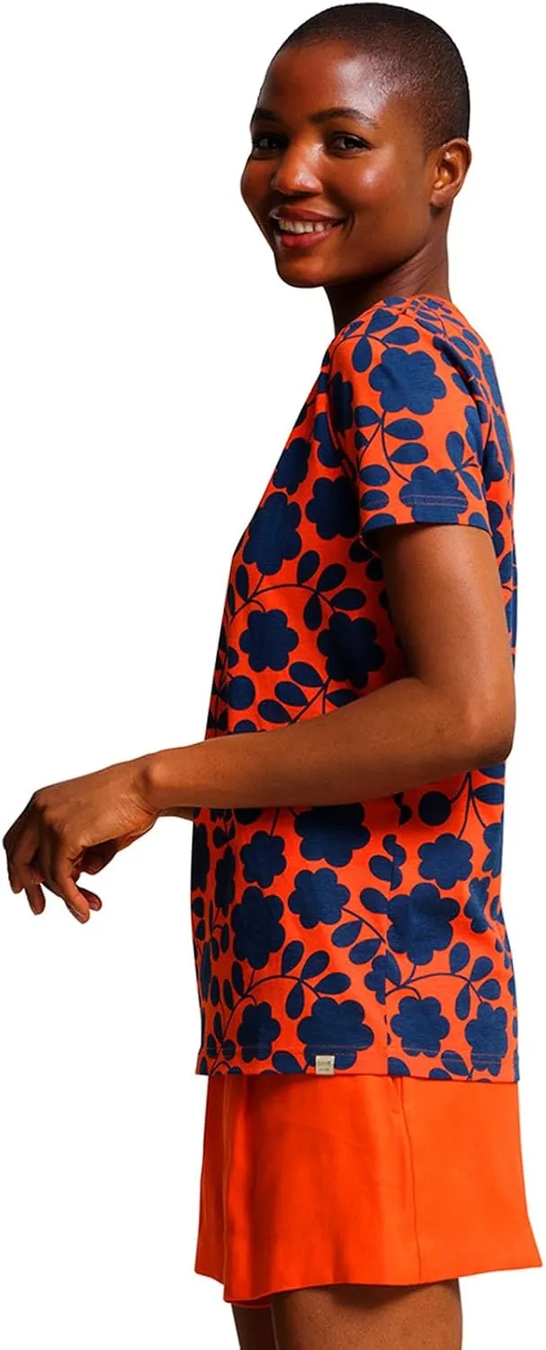 Womens Orla Kiely Easy-to-Wear Cotton T-Shirt