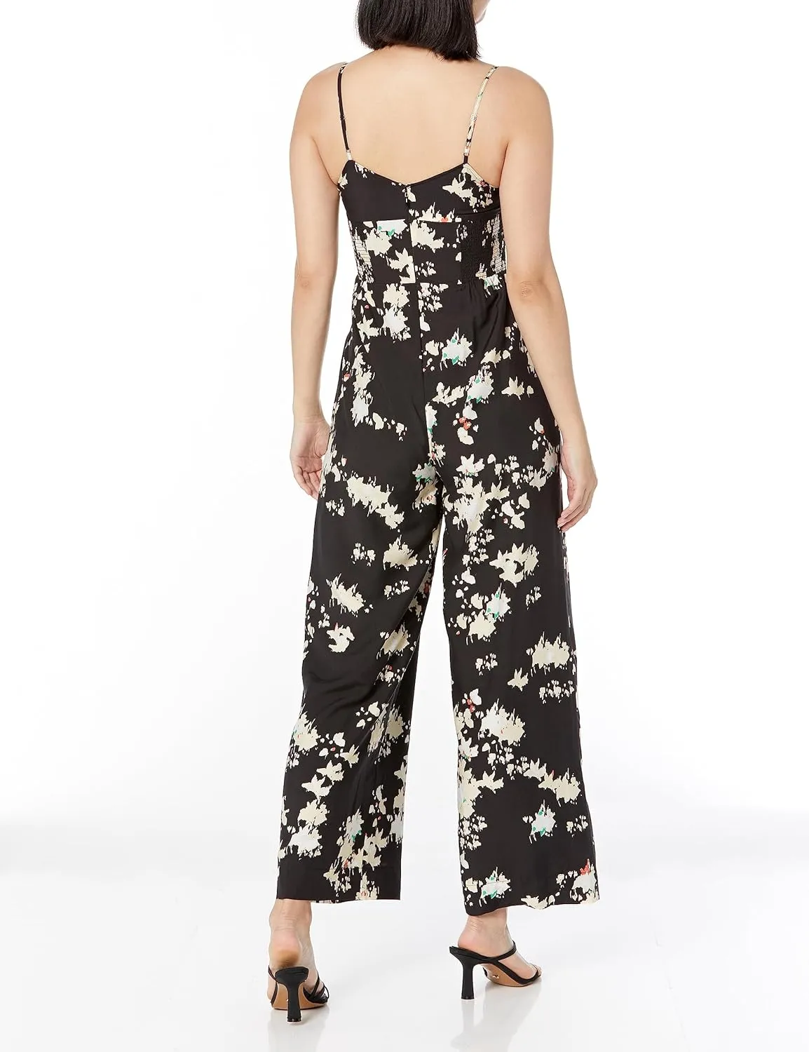 Womens Pearl Jumpsuit in Caviar Multi