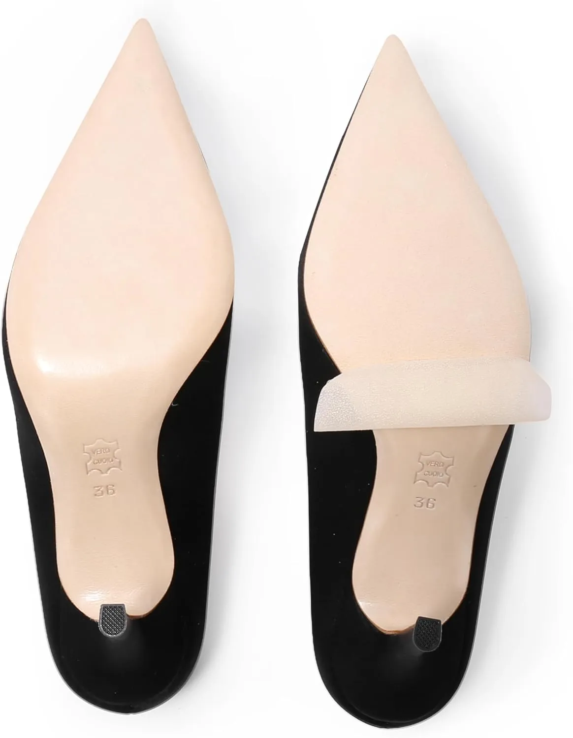 Women's Pumps Slip on Shoes Sexy Closed Toe Wedding Shoes for Bride Stiletto Rhinestone Heels Genuine Leather for Sock Liner and Sole