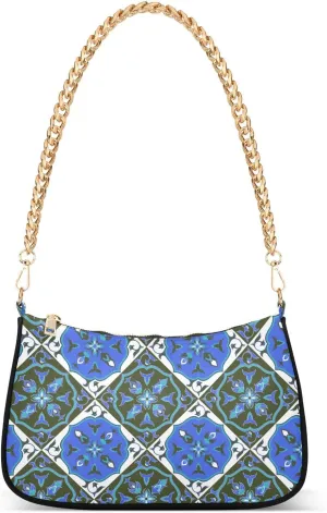Women's Shoulder Handbags Chain Shoulder Brace for Women Bag Bohemian Pattern Ladies Vacation Handbags Tote Purse,Multi1