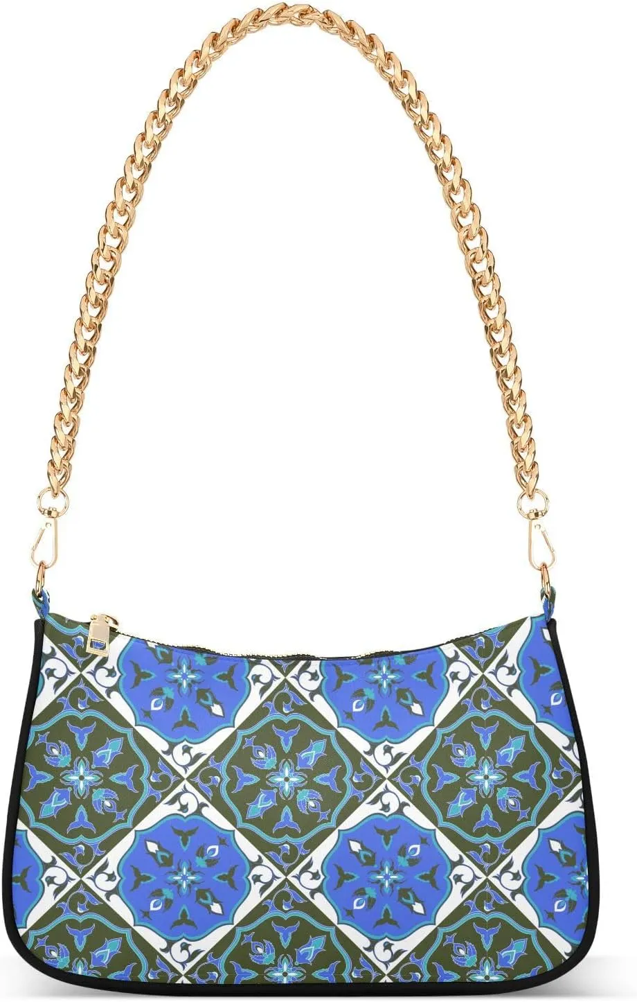 Women's Shoulder Handbags Chain Shoulder Brace for Women Bag Bohemian Pattern Ladies Vacation Handbags Tote Purse,Multi1