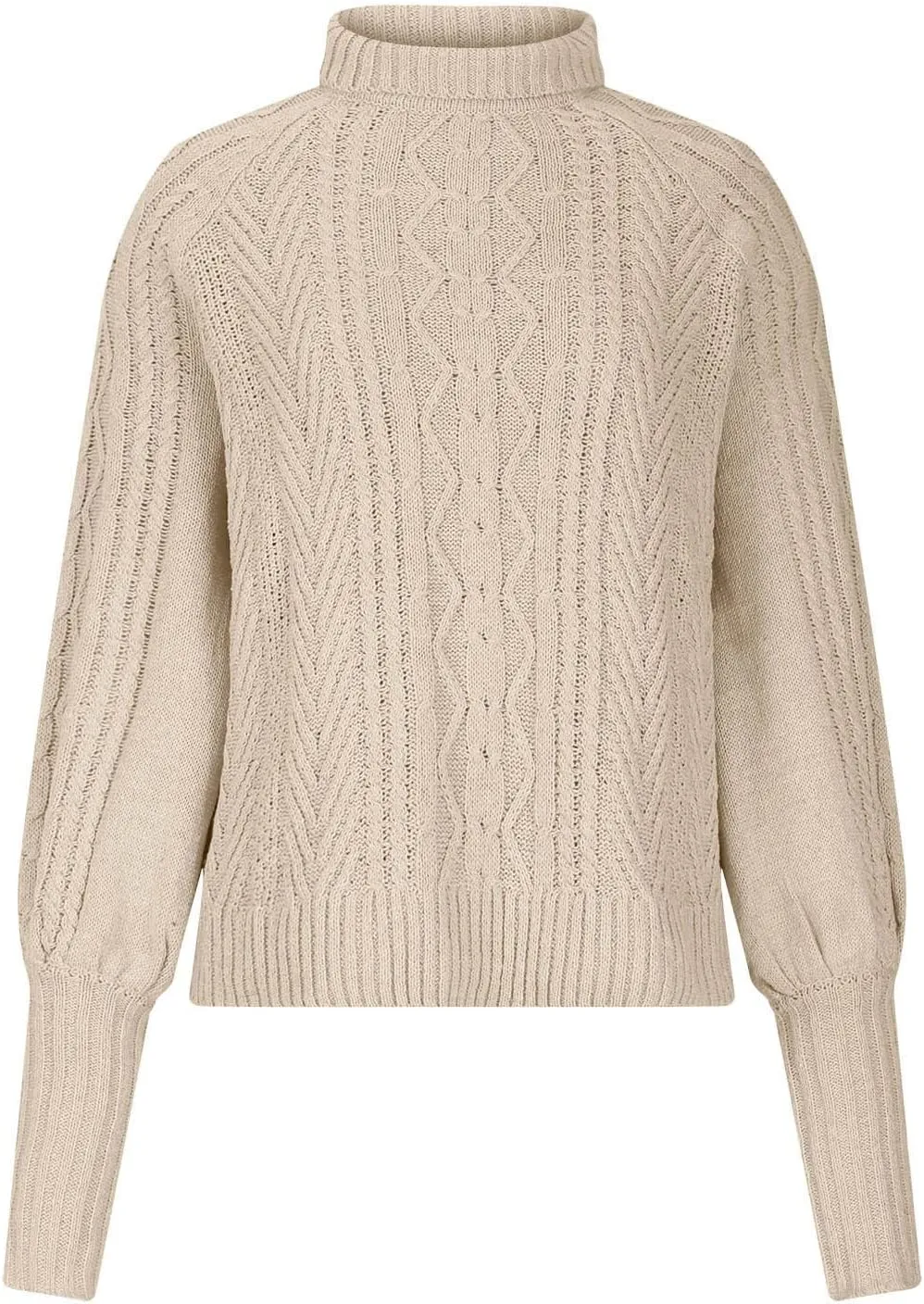Womens Sweaters Casual Solid Long Sleeve Thick Knit Striped Pullover Crewneck Wide Hem Fitting Cozy Tops Outwear
