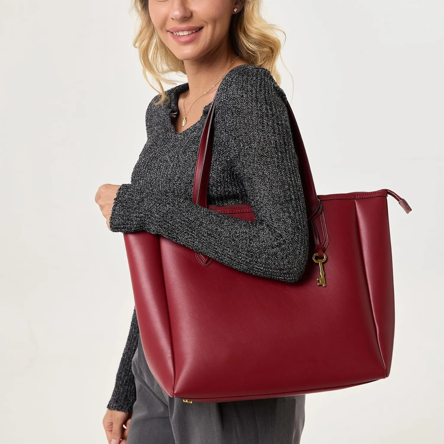 Women's Tote Bag Leather Handbag for Women 16L Large Capacity Travel Purses Ladies Shoulder Bags