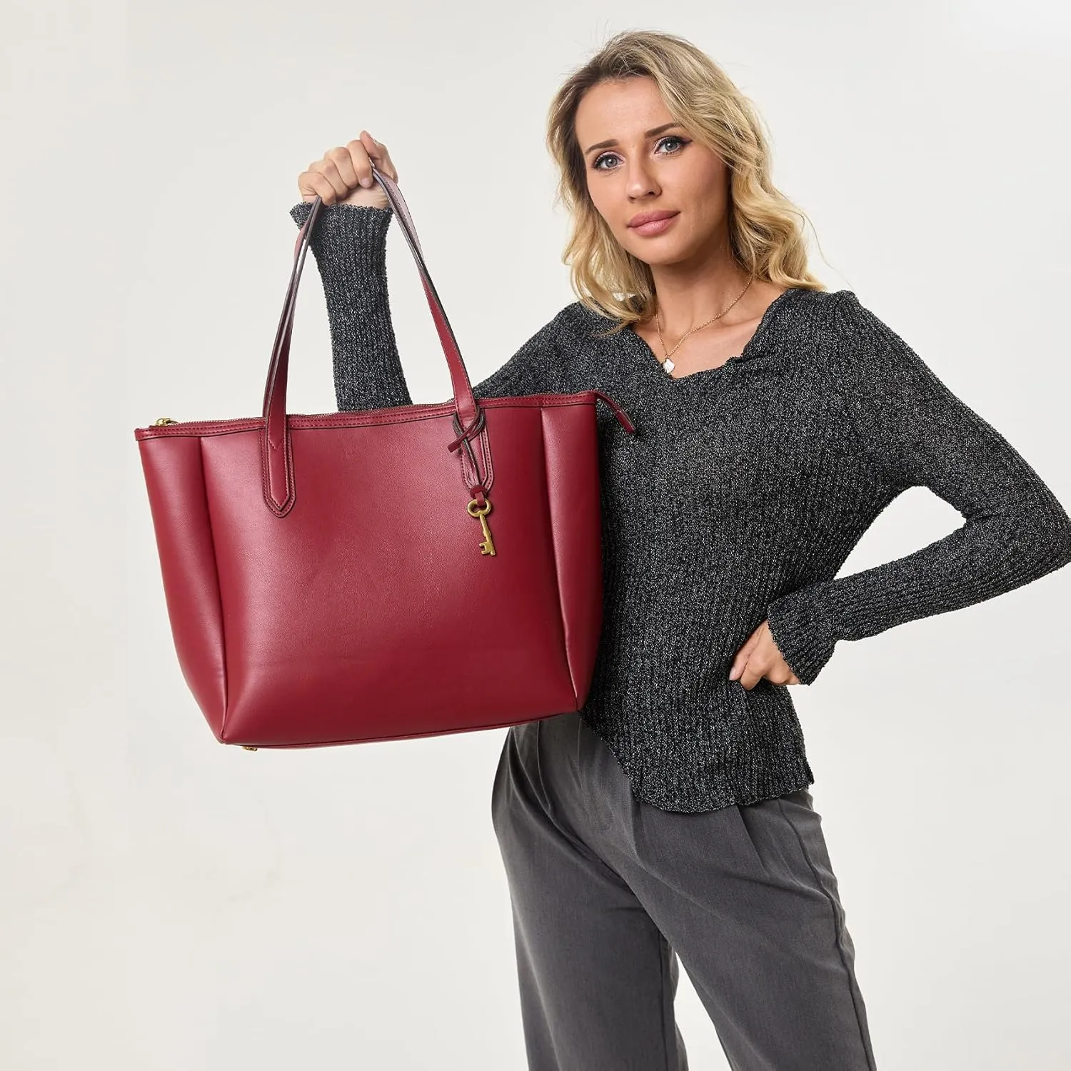 Women's Tote Bag Leather Handbag for Women 16L Large Capacity Travel Purses Ladies Shoulder Bags
