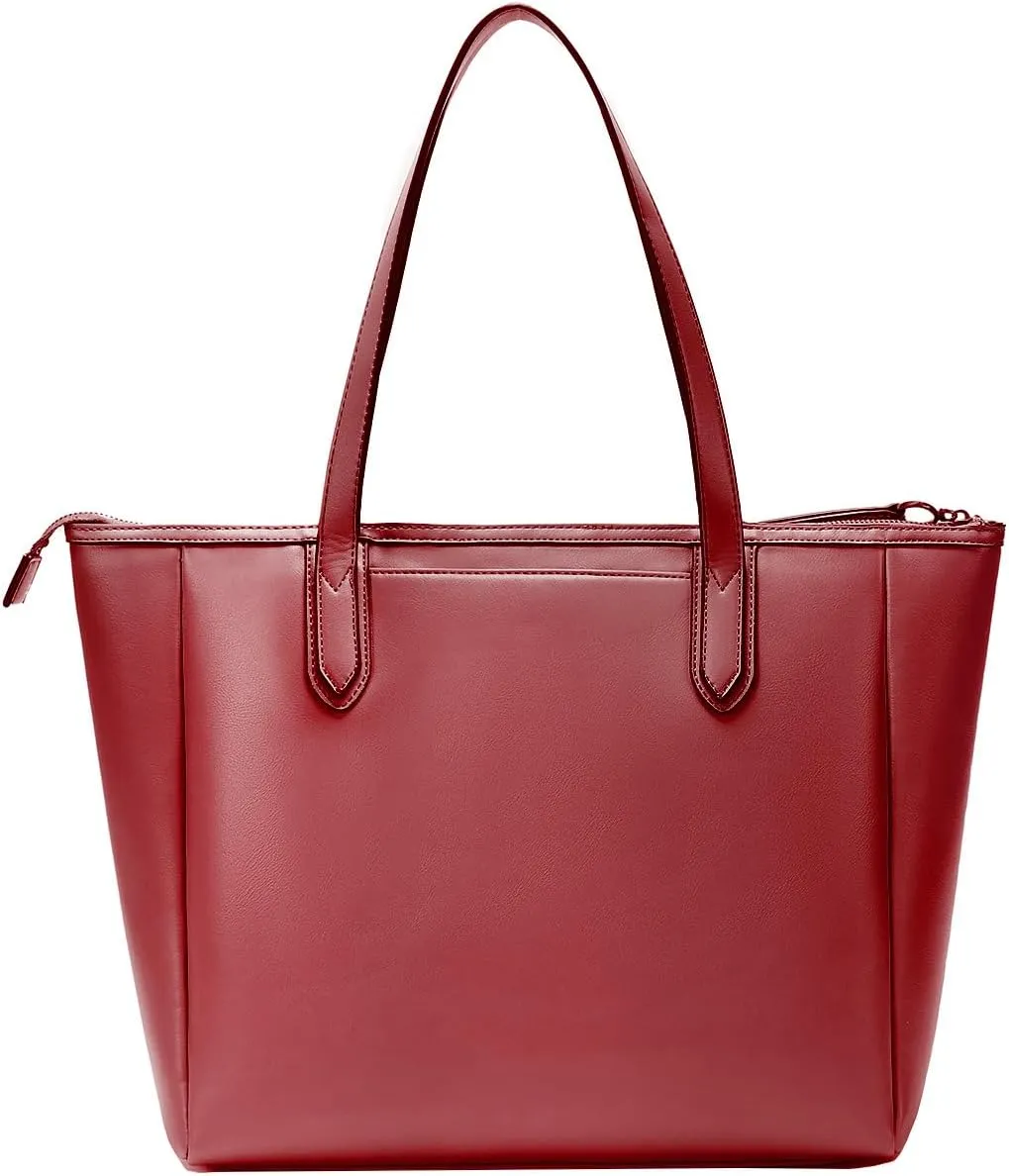 Women's Tote Bag Leather Handbag for Women 16L Large Capacity Travel Purses Ladies Shoulder Bags