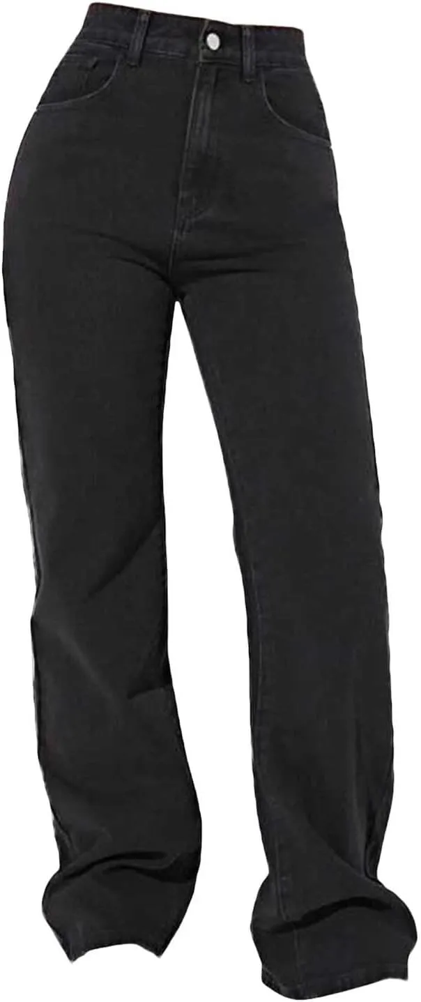 Women's Wedgie Straight Jeans Slim Embroidered Jeans Cropped Denim Pants Jeans Women Tall Womens Womens Jeans High