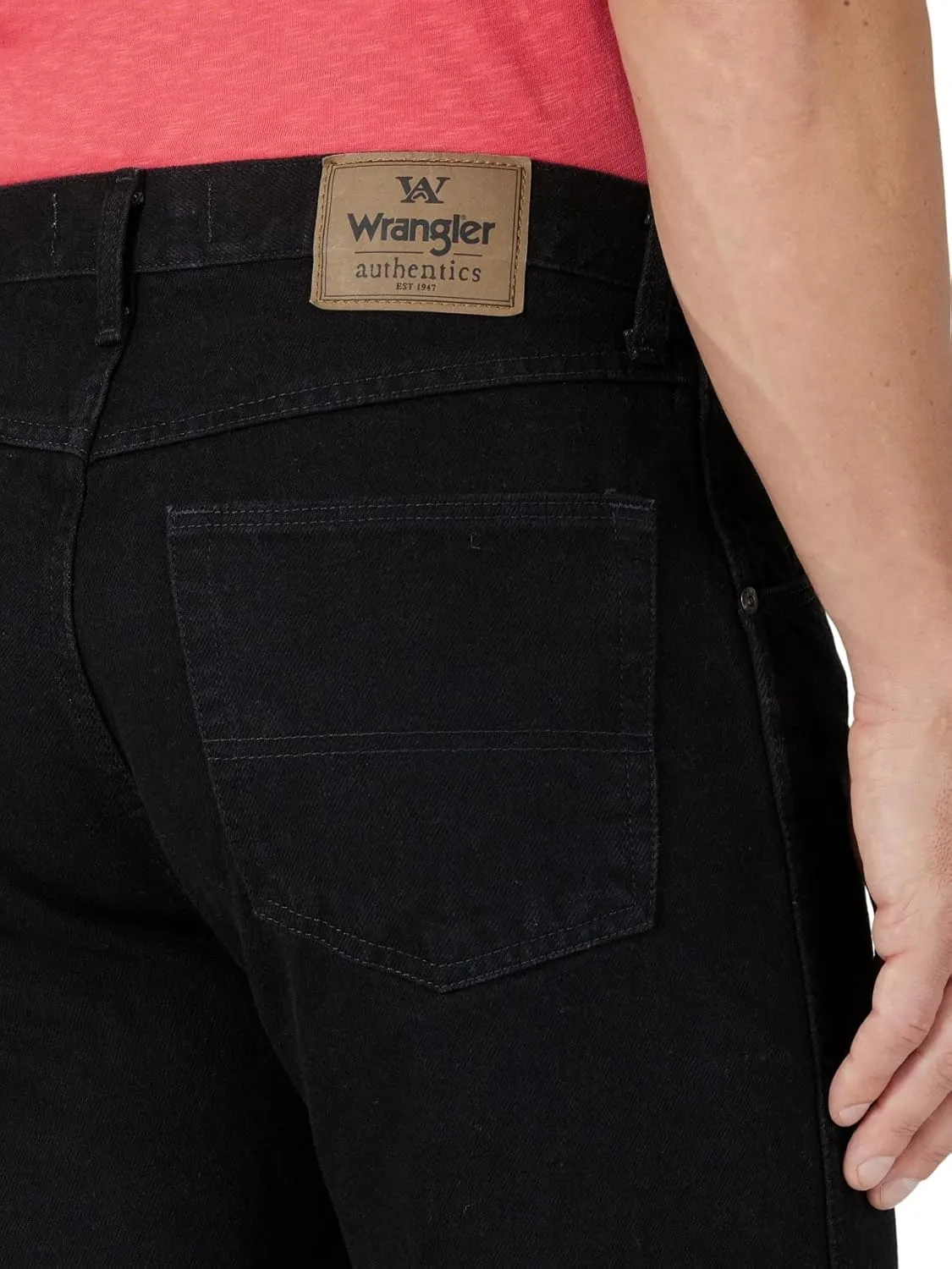Wrangler Authentics Men's Classic 5-Pocket Regular Fit Cotton Jean