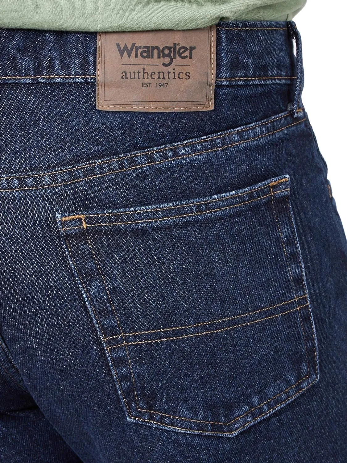 Wrangler Authentics Men's Classic 5-Pocket Relaxed Fit Cotton Jean