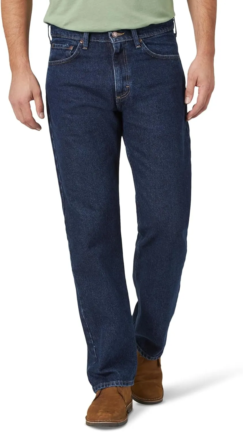 Wrangler Authentics Men's Classic 5-Pocket Relaxed Fit Cotton Jean
