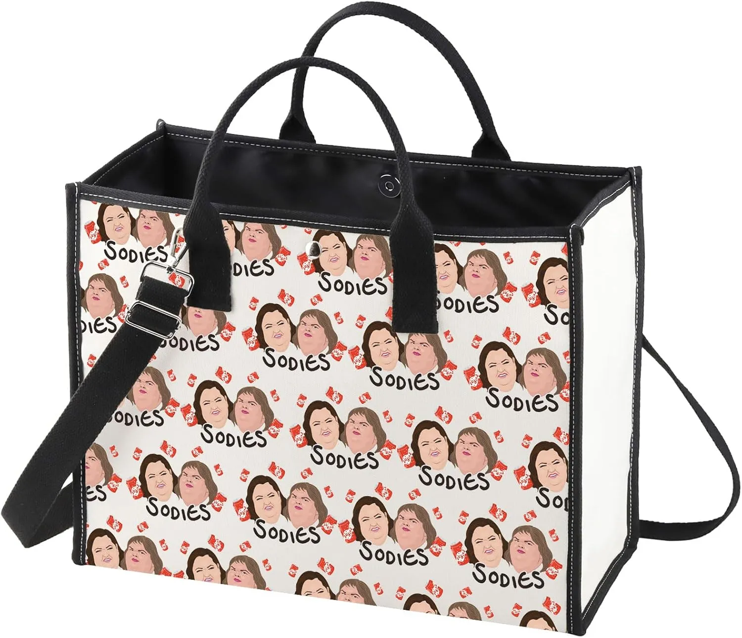 WZMPA Amy Tote Bag Tammy Fans Gift Sodies Comedy Reusable Grocery Bag Amy And Tammy Merchandise