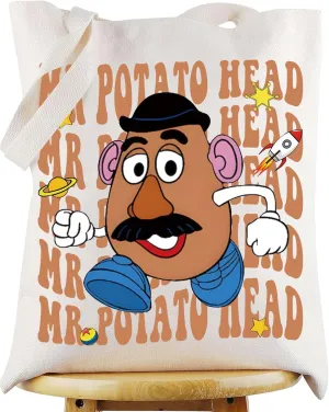 WZMPA Mr Potato Tote Bag Mr Potato Fans Gifts Mr Potato Cartoon Shoulder Bag Mr Potato Merchandise