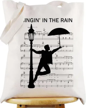WZMPA Musical Tote Bag Gene Fans Gift Theater Shoulder Bag Theater Drama Merchandise