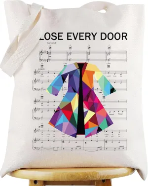 WZMPA Theater Drama Tote Bag Musical Fans Gift Close Every Door Shoulder Bag Musical Merchandise