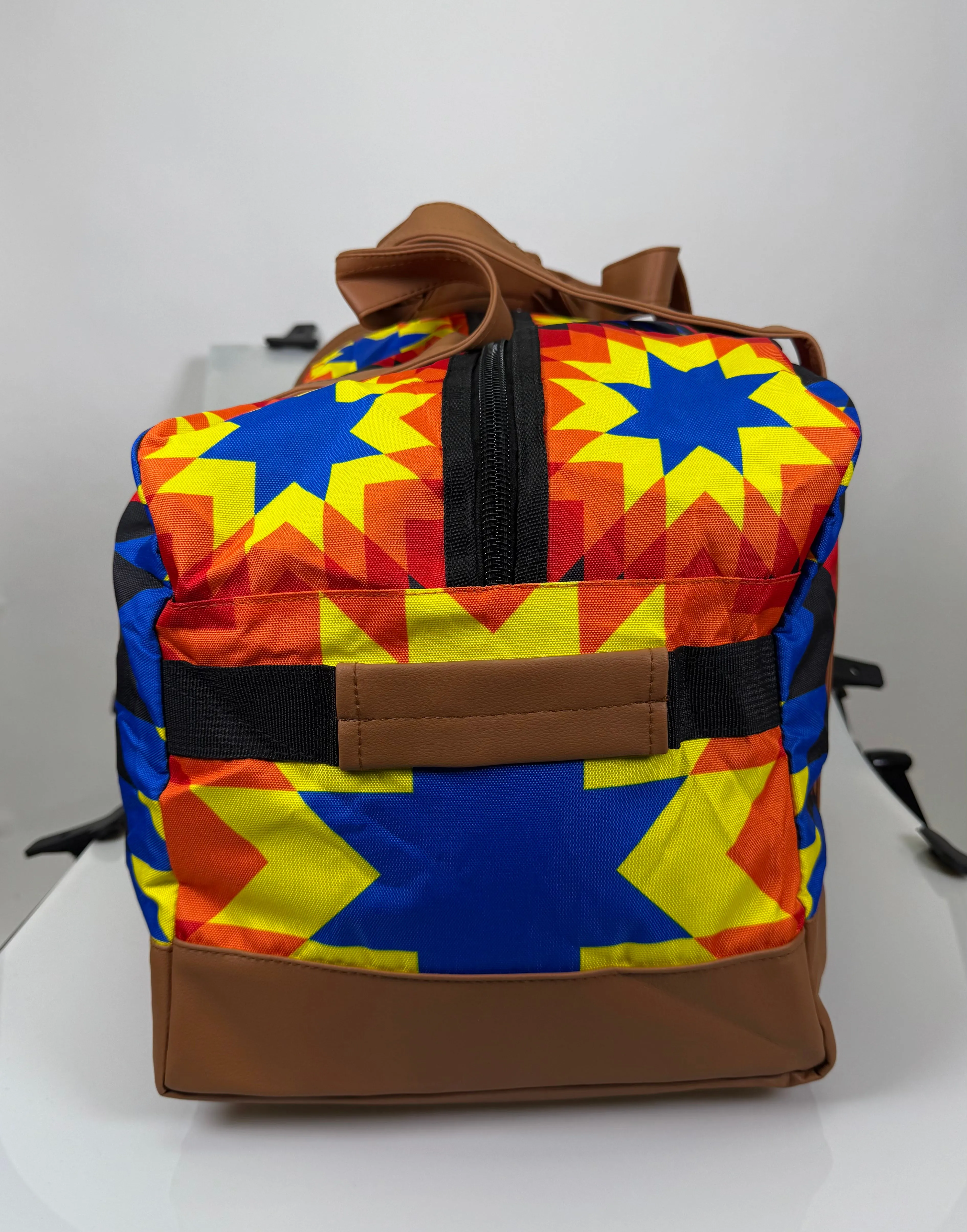 YELLOW MULTI STAR Duffle Bag