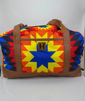 YELLOW MULTI STAR Duffle Bag